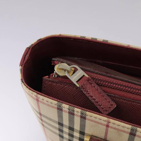 Burberry Nova Check Hand Bag Canvas Beige - Picture 14 of 16